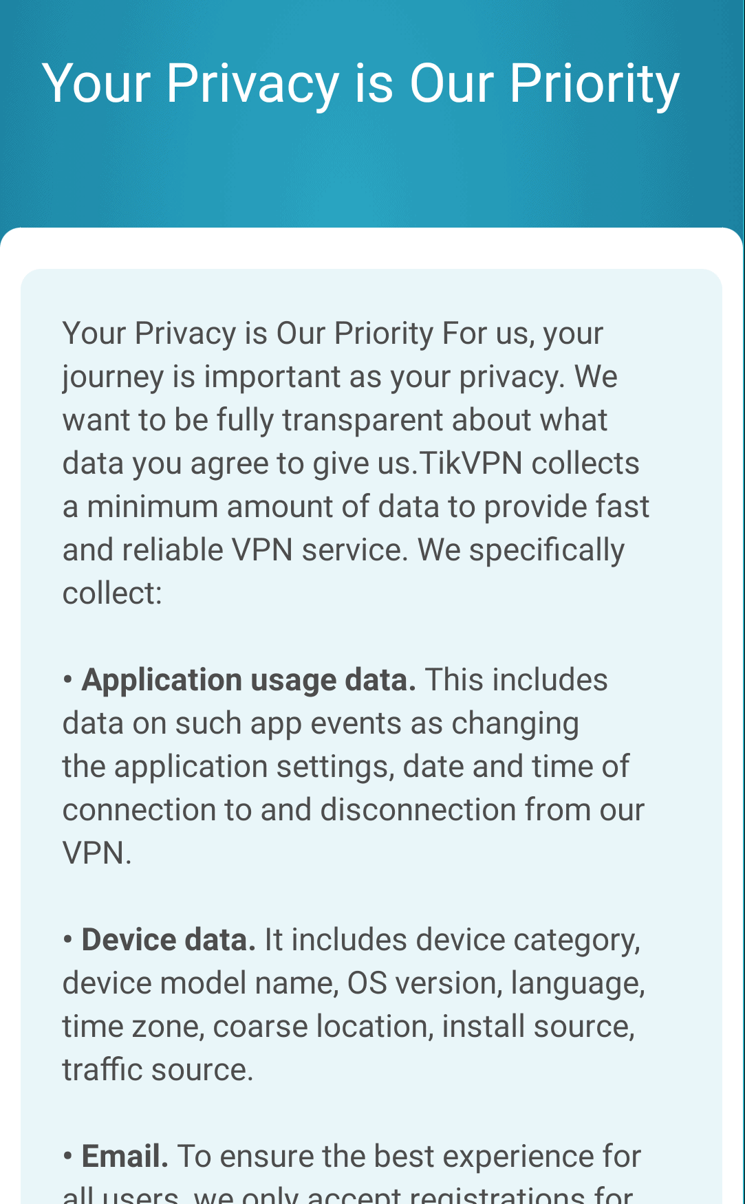 Security – Basic VPN Features